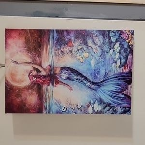 Beautiful mermaid painting